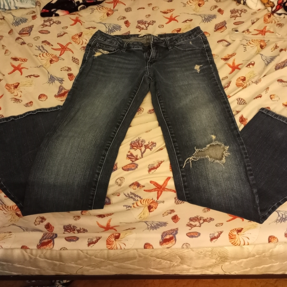 BULLHEAD Bootcut Distressed Jeans